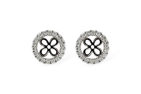 B242-22386: EARRING JACKETS .30 TW (FOR 1.50-2.00 CT TW STUDS)