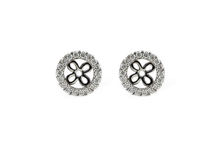 C242-22377: EARRING JACKETS .24 TW (FOR 0.75-1.00 CT TW STUDS)