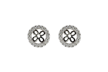 C242-22377: EARRING JACKETS .24 TW (FOR 0.75-1.00 CT TW STUDS)