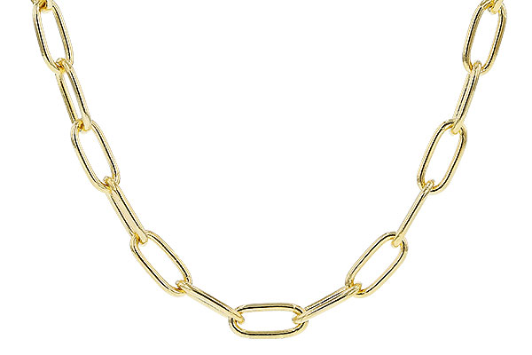E328-60604: PAPERCLIP SM (18", 2.40MM, 14KT, LOBSTER CLASP)