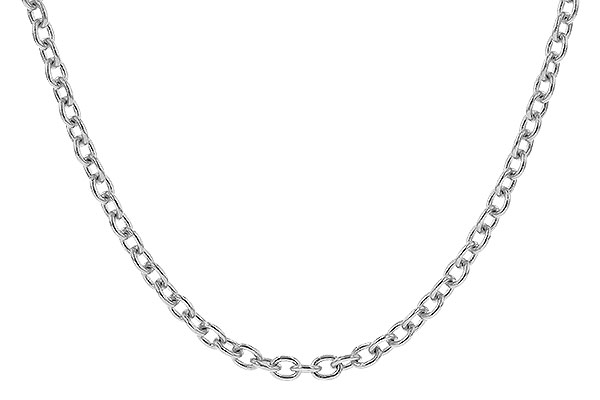 K328-61485: CABLE CHAIN (24IN, 1.3MM, 14KT, LOBSTER CLASP)
